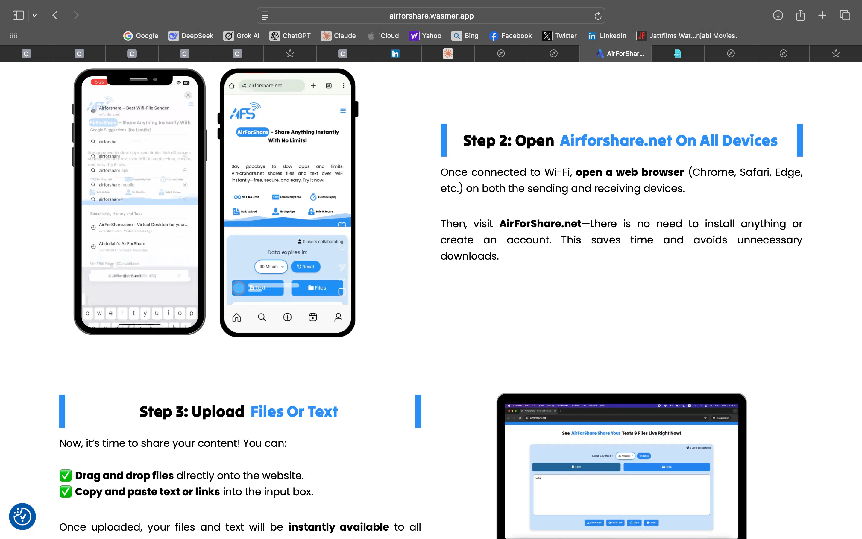 AirForShare Screenshot 2